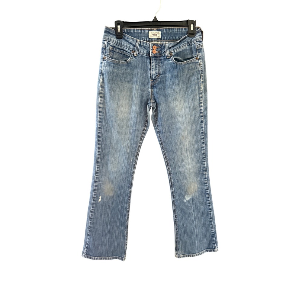 Levis 526 Slender Bootcut Jeans Vintage Y2k 4 Med Blue Denim Mid Rise Size 28
